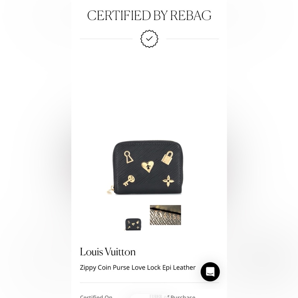 Louis Vuitton Zippy Wallet Love Lock Black Epi Leather - Picture 8 of 9